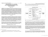Wilderness Values and Archaeological Resource Management.