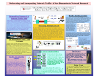 Obfuscating and anonymizing network traffic &  a new dimension to network research