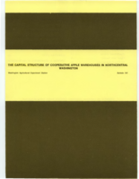 The capital structure of cooperative apple warehouses in northcentral Washington