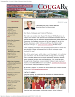 CougaRx Alumni Newsletter, August 2015