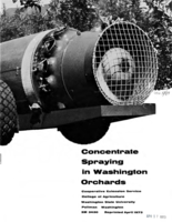 Concentrate spraying in Washington orchards