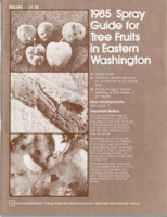 Spray guide for tree fruits in eastern Washington