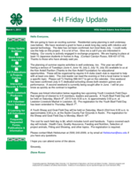 4-H Friday Update, March 1, 2013
