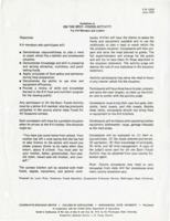 Guidelines to on the spot foods activity for 4-H members and leaders