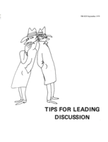 Tips for leading discussion