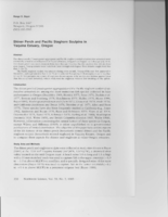 Shiner Perch and Pacific Staghorn Sculpins in Yaquina Estuary, Oregon