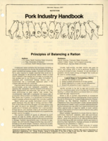 Principles of balancing a ration