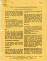 Poultry fitting and showmanship contest outline