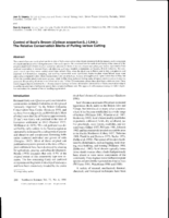 Control of Scot's broom (Cytisus scoparius (L.) Link.): The relative conservation merits of pulling versus cutting