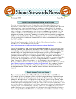 Shore Stewards News, February 2006