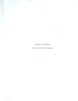 Cereal leaf beetle: a risk assessment for Washington