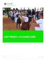 Goat project: 4-H leader guide