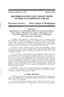Recommendations for codling moth control in Washington 1934