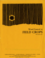 Weed control in field crops