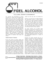 Fuel alcohol: Chemistry and microbiology