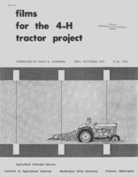 Films for the 4-H tractor project