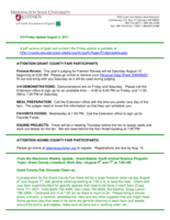 4-H Friday Update, August 5, 2011