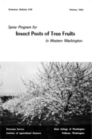 Spray program for insect pests of tree fruits in western Washington