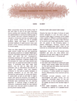 Western Washington weed control guide: corn