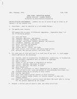 Home foods' production program: Senior division- garden project