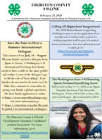 Thurston County 4-H LINK, February 21, 2020