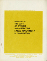 The costs of owning and operating farm machinery in Washington