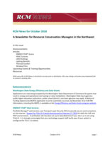 RCM News, October 2018