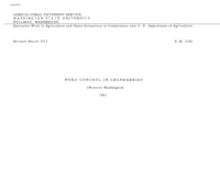 Weed control in cranberries (western Washington) 1963