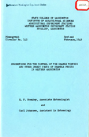 Suggestions for the control of the orange tortrix and other insect pests of bramble fruits in western Washington