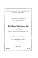 The home made stave silo