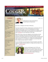 CougaRx Alumni Newsletter, April 2016