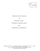 Chemical weed control in nursery stock, perennial ground cover and herbaceous perennials