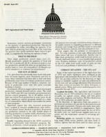 1977 agricultural and food issues. Production controls