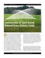 Best management practices for construction of sand-based, natural grass athletic fields : for football and soccer