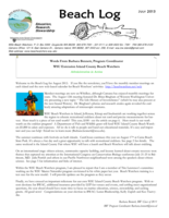 Beach Log, July 2013