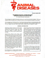 Animal diseases: recommended practices--controlling bovine respiratory disease in the cow-calf herd