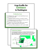 Crop Profiles for Lettuce in Washington