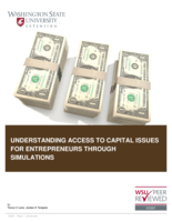 Understanding access to capital issues for entrepreneurs through simulations