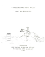 4-H western games horse project rules and regulations