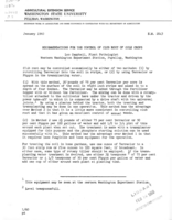 Recommendations for the control of club root of cole crops