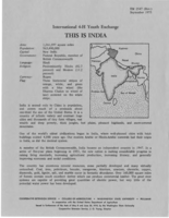 International 4-H youth exchange: This is India