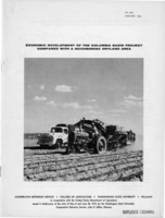 Economic development of the Columbia basin project compared with neighboring dryland area