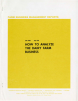 How to analyze the dairy farm business