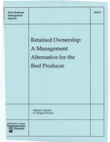 Retained ownership: A management alternative for the beef producer