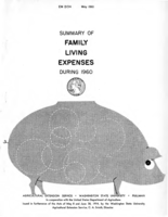 Summary of family living expenses during 1960