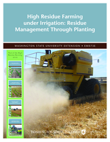 High residue farming under irrigation: Residue management through planting