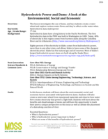 Hydroelectric Power and Dams--A look at the Environmental, Social and Economic