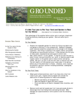 Grounded Newsletter, November 2013