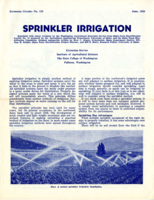 Sprinkler irrigation
