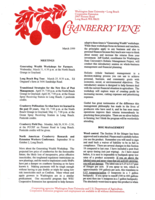 Cranberry Vine, March 1999